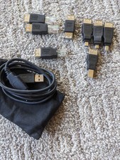 8pcs USB AF-USB, USB-RJ11, (2)USB-RJ45, (2)USB-Mini 5P,  USB-Mini 4P, USB-USB BM picture