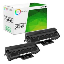 TCT 2PK Black MLT-D104S Toner Cartridges For Samsung ML 1660 1661 1665 1865 SCX picture