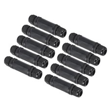 Waterproof RJ45 Coupler, Dual Head IP68 Ethernet LAN Cable Connector Pack of 10 picture