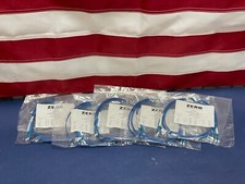 QTY 5 LC to LC 2mm 3M Singlemode Duplex 9/125 Fiber Op Jumper Patch Cable Blue picture