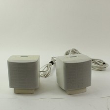 Altec Lansing ACS45 Multimedia Computer Speakers Pair White Untested picture
