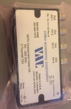 VAC 12-111-114 Rev B 3 Channel 1x4 HDTV Component Video DA DC-200 MHz T11 picture