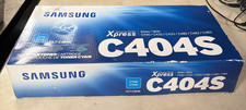 Genuine OEM Samsung/HP CLT-C404S Cyan/Blue Toner Cartridge (ST970A) picture