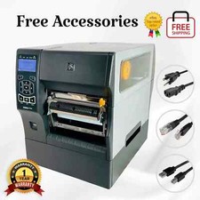 Zebra ZT420 Thermal Transfer Label Printer 300 dpi Peel Rewind LAN USB Serial picture