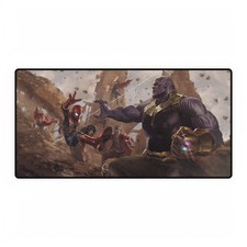 Avengers Infinity War Thanos And Heroes Epic Battle Mouse Pad Desk Mats Marvel picture