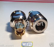 N Type Female Jack to SMA Male Plug straight RF adapter connector USA picture