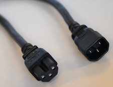 CAB-C15-CBN-10  C14-C15 cable for Cisco Jumper Power Cord notched 10 feet picture