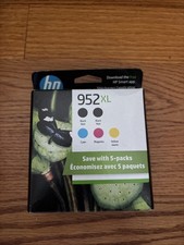 HP 952 XL 5 Pack High Yield Ink Cartridge Combo 6ZA00AN 952XL - EXP 2026 picture