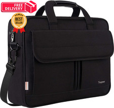 Taygeer Laptop Bag 15.6 Inch, Business Briefcase Gifts for Black picture