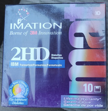 Imation 12881 3.5in. Floppy Disk 3.5 Inch Floppy Diskettes, IBM-Formatted, DS/HD picture