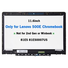 HD LCD Touch Screen Digitizer Assembly Lenovo 500E Chromebook 81ES 81ES0007US A+ picture