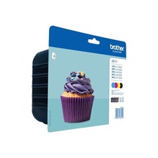 Brother LC-123VALBP Ink Cartridge 4 Pcs Original Black, Cyan, Magenta picture