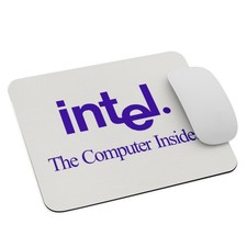 Intel The Computer Inside Ad - Mouse Pad – Retro  Original Magazine Ad Tech Mat picture