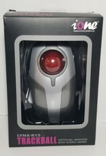 ione LYNX -15 Trackball Optical Mouse Scroll Wheel Windows 2000 Vista XP 7 Large picture
