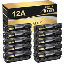 1-10PCS Q2612A 12A Toner Cartridges Fits for HP LaserJet 1015 1018 1020 1012 Lot picture