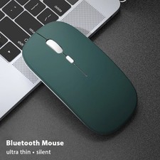 Silent Bluetooth Wireless Mouse 1600 DPI Optical for Laptop Tablet iPad USA Sell picture