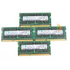 Samsung 4X 8GB 2RX8 PC3L-12800S DDR3 1600MHZ 1.35V SODIMM RAM Laptop Memory Test picture