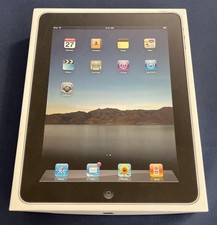 Apple iPad Orig 1st Gen 16 GB 3G Model A1337 with box. Uncertain if it works. picture