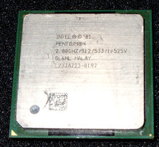 INTEL PENTIUM 4  2.8 GHz PROCESSOR, 533 MHz BUS, SL6HL, SOCKET 478, US SELLER picture