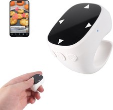 Bluetooth Touchscreen Ring Remote Auto Like Page Turn Photo Camera Flip Control picture