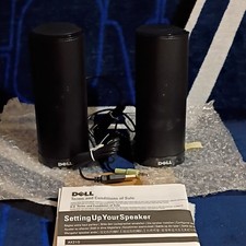 Dell AX210 2.0 USB Powered Wired Computer Speakers, 3.5mm Audio, Black picture