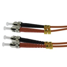 ST to ST Multimode Duplex Fiber Optic Jumper Patch Cable Cord 1M/2M/3M/5M picture
