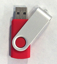 USB Flash Drive 8GB - Unbranded - USB 2.0 - FAT32 Format for Multimedia - Red picture