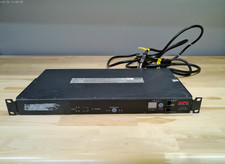APC AP7750A Rack Automatic Transfer Switch 1U 120V 12A 10 Outlet ATS picture