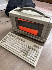 Compaq Portable III WORKING Vintage Portable Computer w/ Keyboard Case & Disk picture