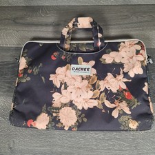 Black Peony Dachee Waterproof Shoulder Laptop Bag Case Missing Shoulder Strap picture