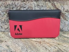 Adobe Acrobat Software Hardware DVD CD Soft Zipper Storage Case Vintage Rare Htf picture