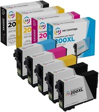 LD Replacement Ink for Epson T200XL/T200 5PK: T252XL120, 220, 320, 420 picture