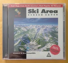 Ski Area Vintage Screen Saver:1996/1997 Win/Mac CD Compatible Retro  picture