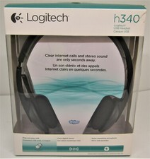 NEW SEALED-Logitech H340 Digital USB Computer Headset w/Noise Canceling MIC. picture