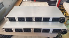 LOT OF 2 IBM 39Y8925 39J1183 39M5416 25R2555 12-Outlet Power Distribution Unit - picture