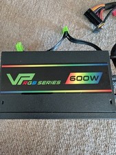 GAMEMAX VP RGB 600W Modular ATX Gaming Power Supply 80+ Bronze, Black picture