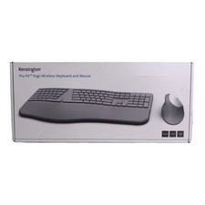 Kensington Pro Fit Ergonomic Wireless Keyboard & Mouse Contoured, Grey K75407US picture