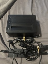 Sabrent Dual Bay USB-C Hard Drive Dock for 2.5/3.5in Drives, Black picture