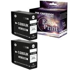 2PK PGI2200 Black Ink Cartridge for Canon Maxify MB5020 MB5120 MB5320 Printer picture