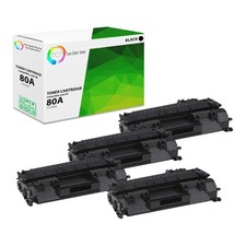 TCT 4 Black CF280A 80A Toner Cartridges For HP LaserJet Pro 400 M401dn M425dn picture