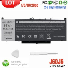 ✅LOT 1-20PC J60J5 Battery for Dell Latitude E7270 P26S001 E7470 P61G001 Series picture