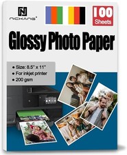 Papel Fotografico Ultra Premium de 8,5 X 11 Pulgadas Papel Fotografico Brillante picture