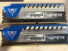 Patriot Viper Elite 8GB (2x4GB) DDR4-2666 288-Pin DIMM RAM PVE48G266C6KBL picture
