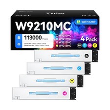 W9210MC W9211MC W9212MC W9213MC Toner Cartridge Set 4-Pack High Yield Replace... picture