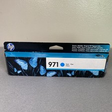 Genuine HP 971XL Cyan High Yield Ink Cartridge CN626AM SEALED Exp Oct 2019 picture