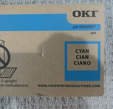 OKI 45643507 TONER CARTRIDGE CYAN ES 9465 9475 GENUINE NEW SEALED BOX picture