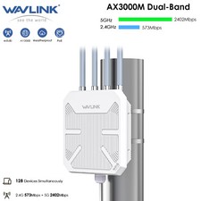 AX3000 Outdoor Router WiFi 6 Gigabit Dual Band IP67 Weathproof up to 256 Devices picture