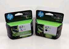 New Genuine OEM HP 67XL Black 67XL Tri-color Ink Bulk Packaging  picture
