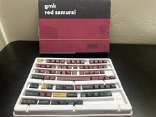 Drop+ GMK Red Samurai Keycap Set for 65% Keyboards - 65% Kit (75-keys) Open Box picture