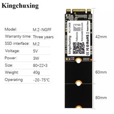 Kingchuxing 128GB M.2 M2 SATA NGFF SSD 2242  2280 Solid State Hard Drives picture